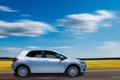 Hatchback family car Royalty Free Stock Photo