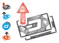 Hatched Dash Banknotes Cashout Vector Mesh