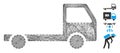 Hatched Truck Chassis Vector Mesh
