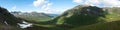 Hatcher Pass Panoramic Royalty Free Stock Photo