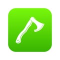 Hatchet icon digital green