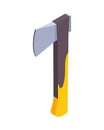 Hatchet Isometric Icon