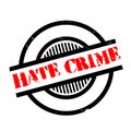 Hate Crime rubber stamp