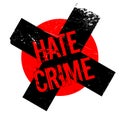 Hate Crime rubber stamp