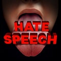 Hate Speech Royalty Free Stock Photo