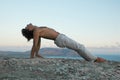 Hatha-yoga Royalty Free Stock Photo