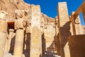 Hathor capital columns in Mortuary Temple of Hatshepsus