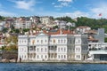 Hatice Sultan and Naime Sultan Yali, a waterside mansion suited by Bosphorus Strait, Ortakoy, Istanbul, Turkey Royalty Free Stock Photo