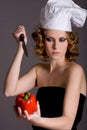 Hating vegetables Royalty Free Stock Photo