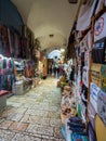 Hativat Yerushalayim street, Old City Jerusalem Royalty Free Stock Photo