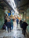 Hativat Yerushalayim street, Old City Jerusalem Royalty Free Stock Photo