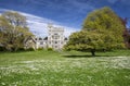 Hatley Castle in the spring, Canada