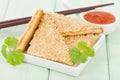 Hatosi (Prawn Toast) Royalty Free Stock Photo