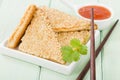 Hatosi (Prawn Toast) Royalty Free Stock Photo