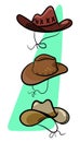 Hats for Cowboys of the Wild West