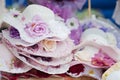 Hats with flowers