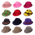 Hats of various type