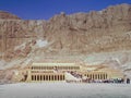 Hatshepput temple in Deir el-Bahari ,Egypt Royalty Free Stock Photo