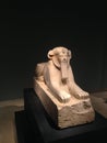 Hatshepsut as a Maned Sphinx at Metropolitan Museum of Art.