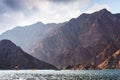 Hatta lake in Dubai emirate of UAE