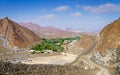 Hatta oasis in the Emirate of Dubai, UAE