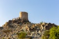 Hatta Watchtower, stone fort at the top of the hill in Hatta town, United Arab Emirates