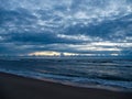 Hatteras Island Sunrise on North Carolina Outer Banks Royalty Free Stock Photo