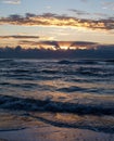 Hatteras Island Sunrise on North Carolina Outer Banks Royalty Free Stock Photo