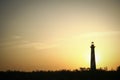 Hatteras Light House at Sunset Royalty Free Stock Photo