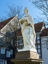 Statue in a church-garden in Hattingen, Germany