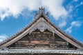 Hatto(Lecture Hall) of Kennin-ji Historic Zen Buddhist temple. Kyoto, Japan. Royalty Free Stock Photo