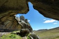 Hatun Machay stone forest in Ancash Peru.