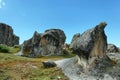 Hatun Machay stone forest in Ancash Peru.