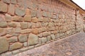 Hatun Rumiyoc street with Incan twelve angle stone in Cusco, Peru Royalty Free Stock Photo