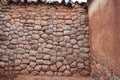 Hatun Rumiyoc street with Incan twelve angle stone in Cusco, Peru Royalty Free Stock Photo