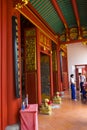 View of Chao Pho Kuan U Shrine located at Nang Ngam Road in Songkhla, Thailand.