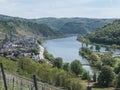 Hatzenport, Germany, at the river moselle