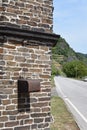 Hatzenport, Germany - 05 18 2020: waterfront road at the Mosel with little traffic