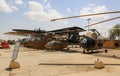 The Sikorsky H-19 Chickasaw multi-purpose helicopter on display at The Israeli Air Force Museum