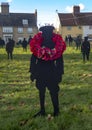 The `Haughley Lads` are wooden silhouettes to remember the men of the village who went to war and never return in Suffolk