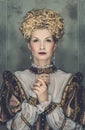 Haughty queen Royalty Free Stock Photo