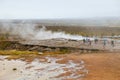 Haukadalur Valley in Iceland Royalty Free Stock Photo