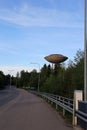 Haukilahti Water Tower in Espoo, Finland, May, 2019