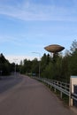 Haukilahti Water Tower in Espoo, Finland, May, 2019