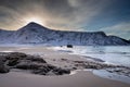 Haukland Beach on the Lofoten Islands