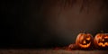 Haunted Halloween Pumpkin Background, Perfect for a Spine Chilling Night