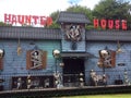 Haunted house at a fair.