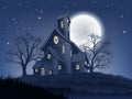 Haunted House Haunt Halloween Background