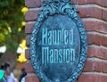 Haunted Mansion in Disneyland Royalty Free Stock Photo