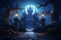 Haunted Mansion Gate A haunted mansion gate Royalty Free Stock Photo